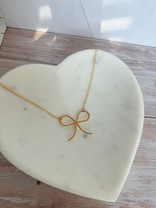 Colette Bow Necklace