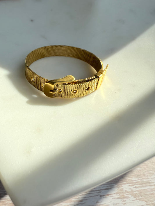 Buckle Mesh Bracelet