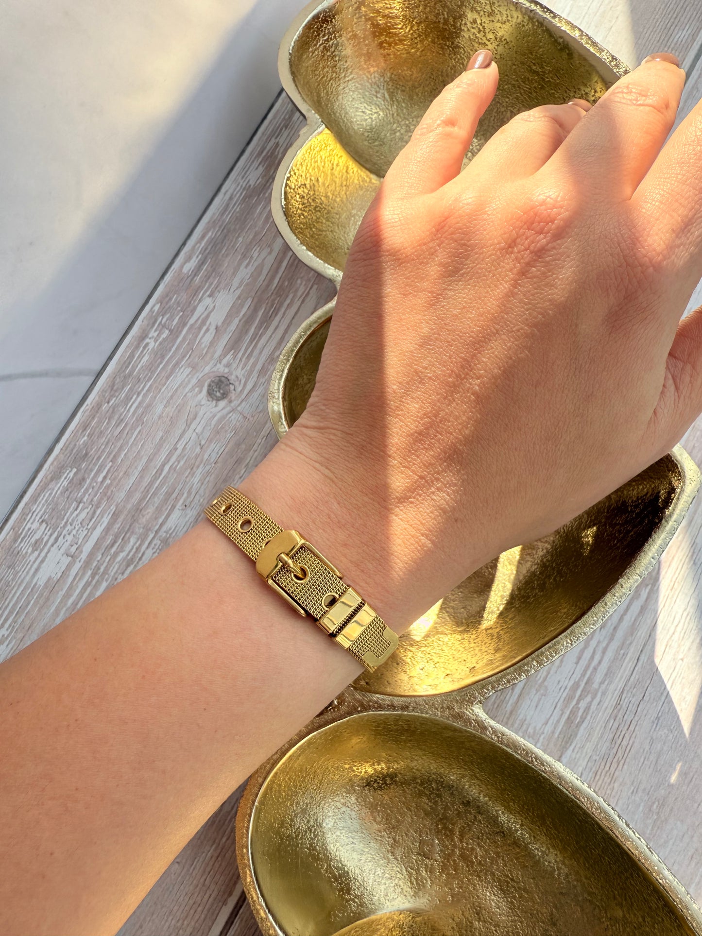 Buckle Mesh Bracelet