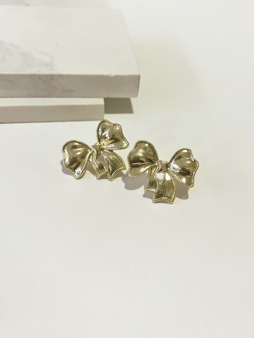 Bow Charm Earrings