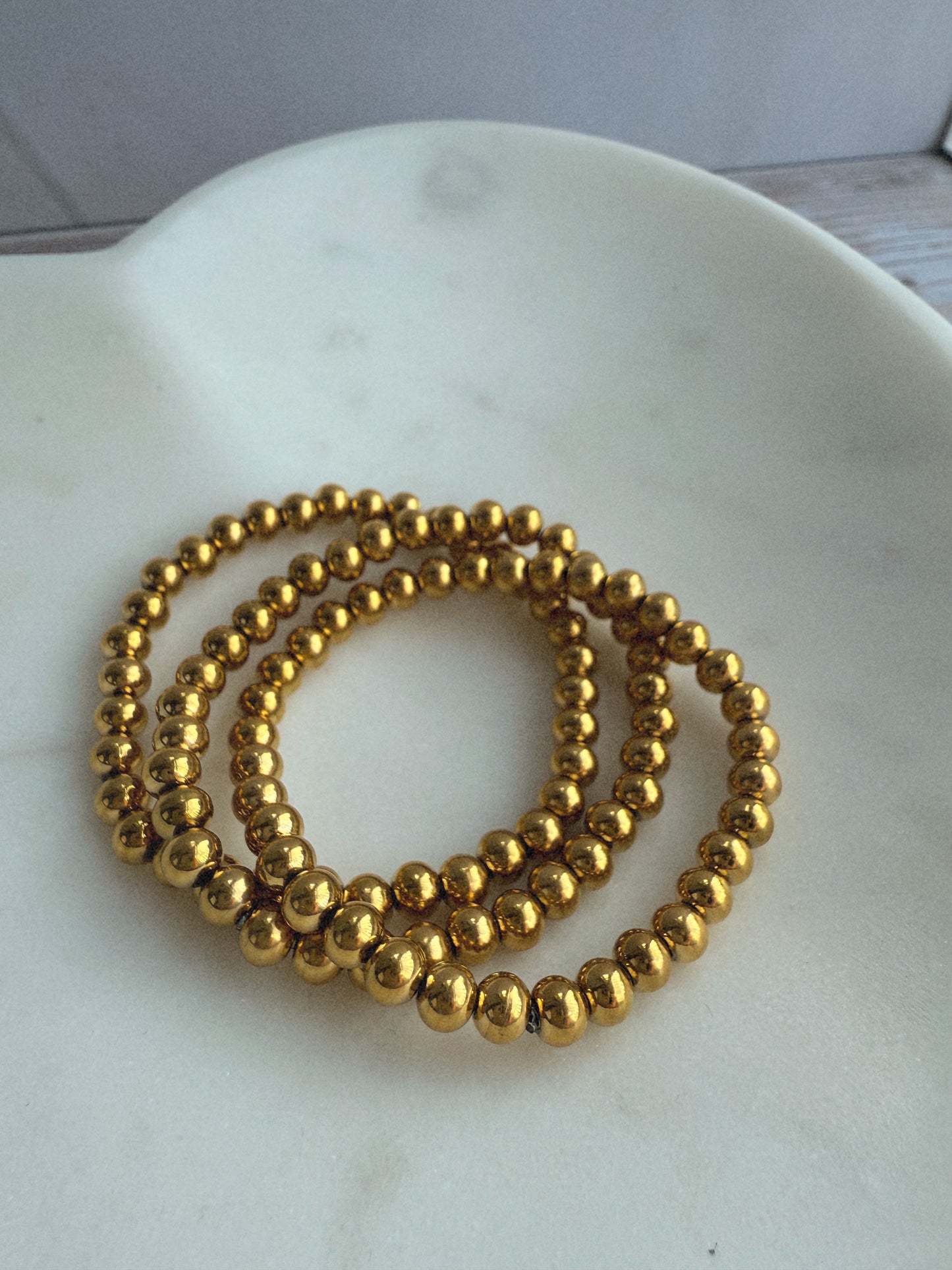 Golden Bead Bracelet