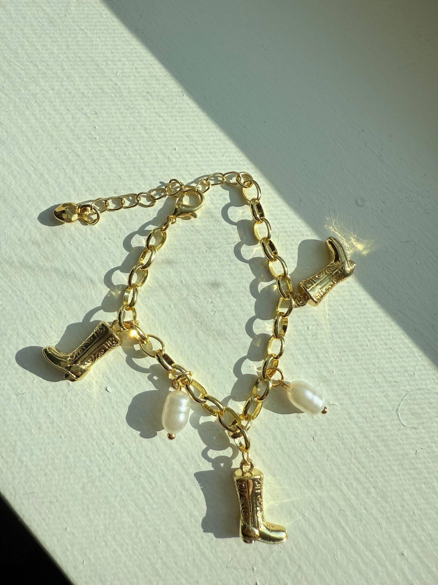 Western Boots Bracelet